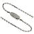 Collana Cartier Nuage in diamanti e oro bianco 18K - vista 4