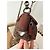 Prada Schultertasche aus braunem Tweed - Ansicht 4
