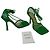 Bottega Veneta Stretch-Sandalen Mesh Leder Grass Green