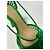 Bottega Veneta Stretch-Sandalen Mesh Leder Grass Green - Ansicht 11