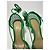 Bottega Veneta Stretch-Sandalen Mesh Leder Grass Green - Ansicht 9