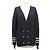 CHANEL V-AUSSCHNITT CARDIGAN DOPPELKNOPF LOGO CC 42 L AUS KASHMIR