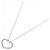 Collana Cartier C Heart 750 White Gold - vista 2
