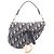 Borsa Dior Saddle in tela jacquard Oblique e pelle