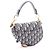 Borsa Dior Saddle in tela jacquard Oblique e pelle - vista 2