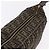 FENDI Zucca Canvas Vanity Hand Bag Black Brown - vista 10