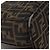 FENDI Zucca Canvas Vanity Hand Bag Black Brown - vista 17