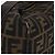 FENDI Zucca Canvas Vanity Hand Bag Black Brown - vista 4