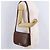 Céline CELINE Triomphe Shoulder Bag Leather Brown Gold Tone - vista 28