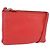 Céline CELINE Trio Shoulder Bag Leather Red Gold Tone