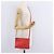 Céline CELINE Trio Shoulder Bag Leather Red Gold Tone - vista 34