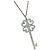 Collana Tiffany & Co. Keys Chiave Cuore e Trifoglio in Platino e Diamanti