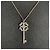 Collana Tiffany & Co. Keys Chiave Cuore e Trifoglio in Platino e Diamanti - vista 2