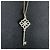 Collana Tiffany & Co. Keys Oro Bianco e Diamanti Nodo Cinese - vista 3