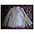 Autre Marque Beige Lederjacke mit Kettenprint-Futter - Ansicht 3