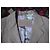 Autre Marque Beige Lederjacke mit Kettenprint-Futter - Ansicht 4