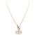 Collana Hermès "Chaîne d'Ancre Contour" in oro rosa e diamanti.