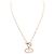 Collana Hermès "Chaîne d'Ancre Contour" in oro rosa e diamanti. - vista 2