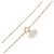 Collana Hermès "Chaîne d'Ancre Contour" in oro rosa e diamanti. - vista 3