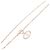 Collana Hermès "Chaîne d'Ancre Contour" in oro rosa e diamanti. - vista 4