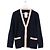 Céline Cardigan aus Wolle marineblau