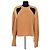 Autre Marque Dion Lee Baumwollpullover Camel XL