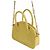 Borsa a mano in pelle gialla The Kooples - vista 2