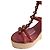 Décolleté Louis Vuitton in pelle rossa - vista 4