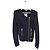 Gilet Maje in cotone nero
