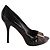Tacchi Louis Vuitton in pelle nera taglia 36