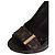 Tacchi Louis Vuitton in pelle nera taglia 36 - vista 4