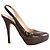 Prada Absatzschuhe aus Lackleder Khaki
