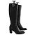Botas de piel negra Free Lance - vista 3