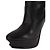 Autre Marque Botas Saint Laurent de cuero negro - vista 4