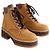 Maje Schnürstiefel aus Leder camel - Ansicht 3