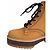Maje Schnürstiefel aus Leder camel - Ansicht 4