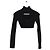 Top negro de viscosa Courreges XS
