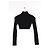 Top negro de viscosa Courreges XS - vista 3