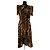 Vestido dorado de viscosa Isabel Marant