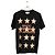 Camiseta de algodón negra Gucci