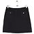 Minifalda de lana negra Prada