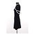 Vestido Courreges de algodón negro - vista 3