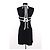 Vestido Courreges de algodón negro - vista 4