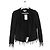 Schwarze Iro Jacke aus Baumwolle