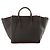 Céline CELINE - Borsa Luggage Phantom Celine in pelle grana grigia - vista 3