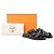 HERMÈS - Sandali Chypre Hermès in pelle liscia nera (T34,5) - vista 7