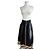 Gonna Maxi Vintage Issey Miyake Black Cream M