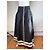Gonna Maxi Vintage Issey Miyake Black Cream M - vista 13