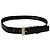 Cintura in pelle Vintage Givenchy Logo 4G Fine anni '80 Nero Oro