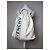 Vintage Givenchy Coated Canvas Drawstring Rucksack Weiß Blau c. 2018 - Ansicht 7